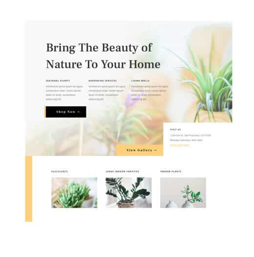 wordpress website design example